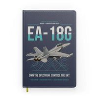 Thumbnail for EA-18G Growler design on navy blue notebook