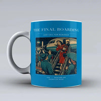 Thumbnail for VINTAGE G4102 - The Final Boarding - Ceramic Mug design on turquoise