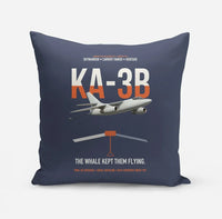 Thumbnail for KA-3B Skywarrior design on navy blue pillow