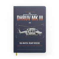 Thumbnail for HAL ALH Dhruv Mk III design on navy blue notebook
