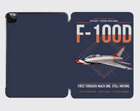 Thumbnail for F-100D Super Sabre design on navy blue ipad tablet case