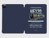 Thumbnail for HF120 design on navy blue ipad tablet case