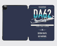 Thumbnail for Diamond DA62 design on navy blue ipad tablet case