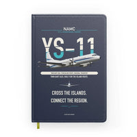 Thumbnail for NAMC YS-11A design on navy blue notebook