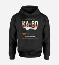 Thumbnail for KA-6D Intruder design on black double-side hoodie, single-side print
