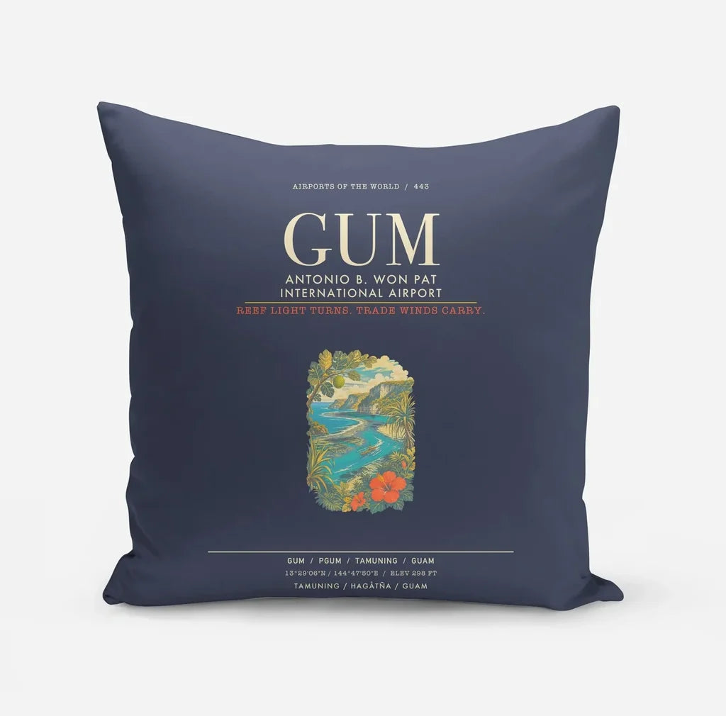 Antonio B. Won Pat International Airport GUM - Navy Blue