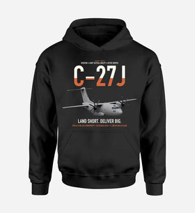 Single-Side Printing — C-27J Spartan Double-Side Hoodie