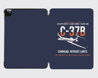 Thumbnail for C-37B Global Command Link design on navy blue ipad tablet case