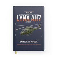 Thumbnail for Westland Lynx AH7 design on navy blue notebook