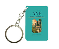 Thumbnail for Angers – Loire Airport (ANE) design on turquoise key chain