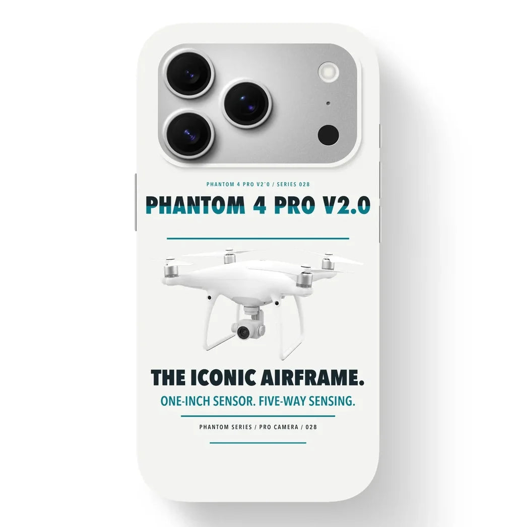 DJI Phantom 4 Pro V2.0 Case design on white iphone case