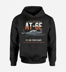 Single-Side Printing — AT-6E Wolverine Light Attack Double-Side Hoodie