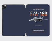 Thumbnail for F-A-18D Hornet Two Seats All Weather design on navy blue ipad tablet case