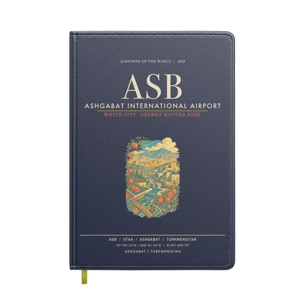 Ashgabat International Airport ASB - Navy Blue