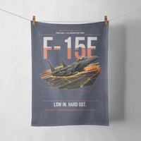 Thumbnail for F-15E Strike Eagle design on navy blue towel