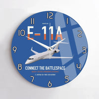Thumbnail for E-11A BACN design on blue no frame wall clock