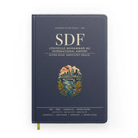 Thumbnail for Louisville Muhammad Ali International Airport (SDF) design on navy blue notebook
