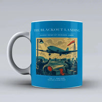 Thumbnail for VINTAGE G4501 - The Blackout Landing - Ceramic Mug design on turquoise