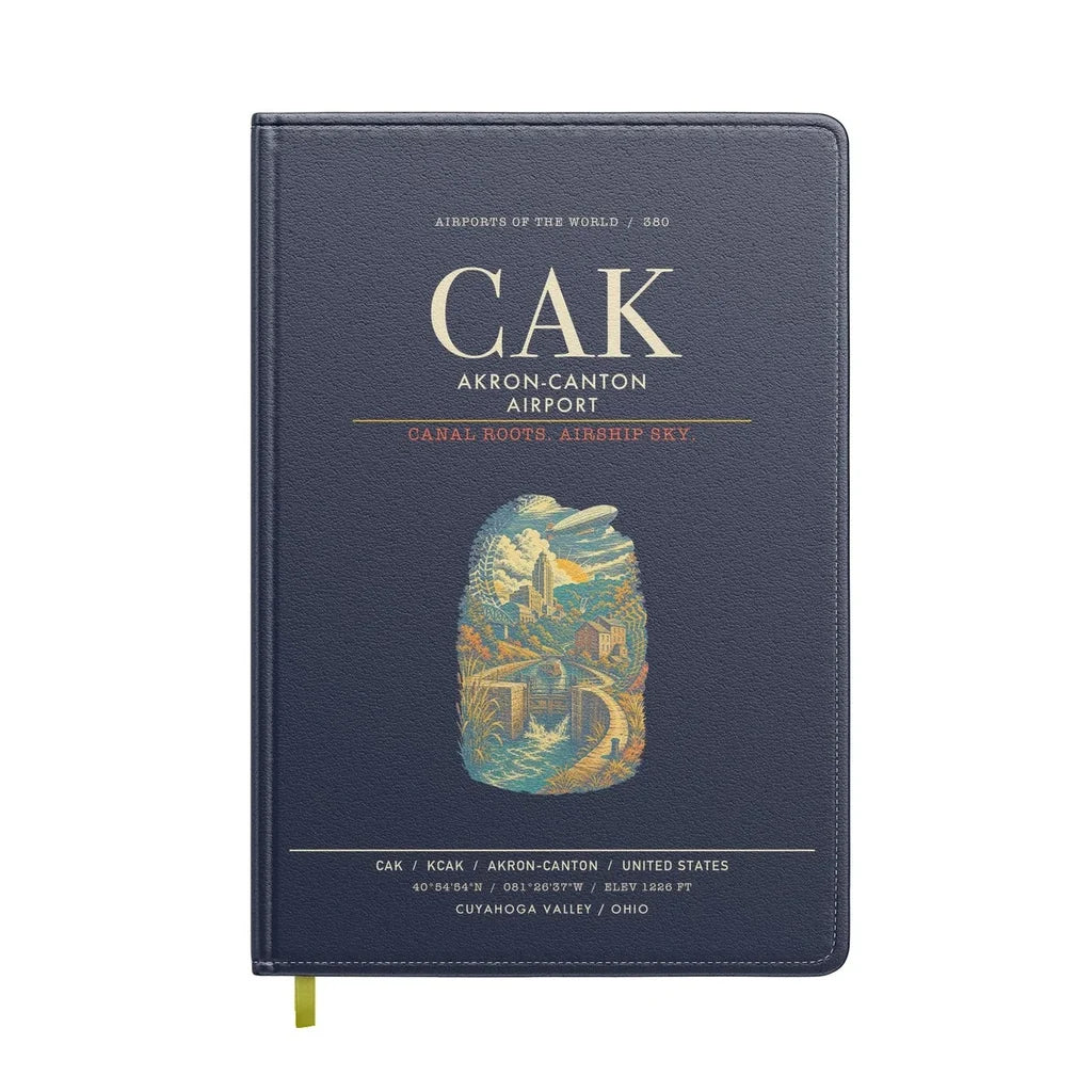 Akron-Canton Airport CAK - Navy Blue