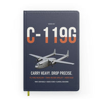 Thumbnail for C-119G Flying Boxcar design on navy blue notebook