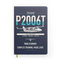 Thumbnail for Tecnam P2006T design on navy blue notebook