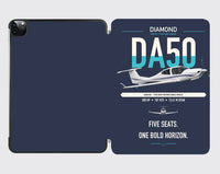 Thumbnail for Diamond DA50 RG design on navy blue ipad tablet case