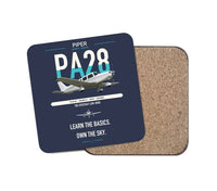 Thumbnail for Piper PA-28-181 Archer LX design on navy blue 1 piece coaster