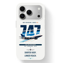 Thumbnail for Boeing 747SP design on white magsafe iphone case