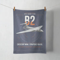 Thumbnail for Handley Page Victor B2 design on navy blue towel