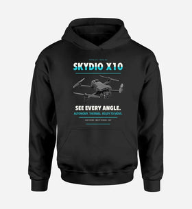 Single-Side Printing — Skydio X10 Double-Side Hoodie