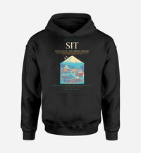 Thumbnail for Sitka Rocky Gutierrez Airport (SIT) design on black hoodie single-side print