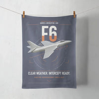Thumbnail for Hawker Hunter F6 design on navy blue towel