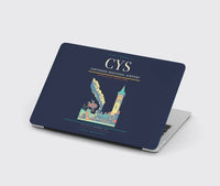 Thumbnail for Cheyenne Regional Airport (CYS) design on navy blue MacBook case