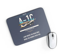 Thumbnail for Aviat Husky A-1C-180 design on navy blue rectangle mouse pad