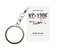 Thumbnail for KC-130F BuNo 149798 design on white designed key chain, double-side print