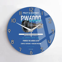 Thumbnail for PW6000 design on blue no frame wall clock