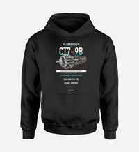 Thumbnail for CT7-9B design on black hoodie single side