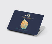 Thumbnail for Naxos Island National Airport (JNX) design on navy blue MacBook case