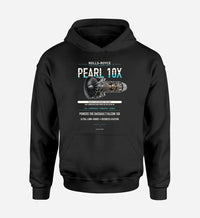 Thumbnail for PEARL 10X design on black hoodie single side