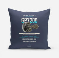 Thumbnail for GP7200 design on navy blue pillow