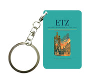 Thumbnail for Metz–Nancy–Lorraine Airport (ETZ) design on turquoise key chain