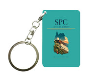Thumbnail for La Palma Airport (SPC) design on turquoise key chain