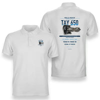 Thumbnail for TAY 650 design on white polo
