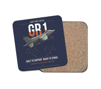 Thumbnail for SEPECAT Jaguar GR1 design on navy blue 1 piece coaster