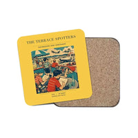 Thumbnail for The Terrace Spotters - Designed Coasters design on yellow 1-piece