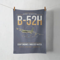 Thumbnail for B-52H Stratofortress design on navy blue towel