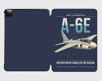 Thumbnail for A-6E Intruder design on navy blue ipad tablet case