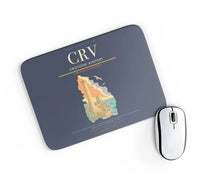 Thumbnail for Crotone Airport (CRV) design on navy blue rectangle mouse pad