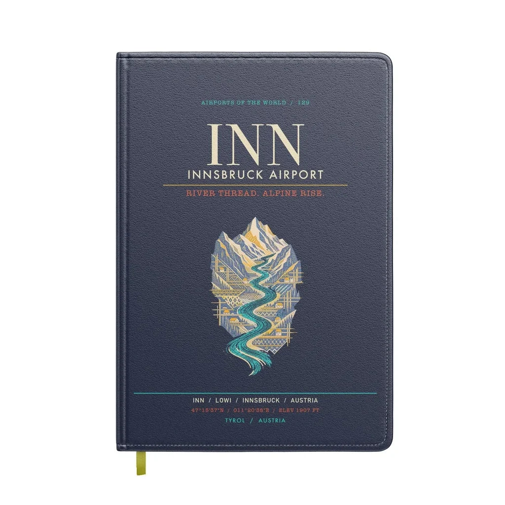 Innsbruck Airport INN - Inn Valley Alpine Weave - Navy Blue
