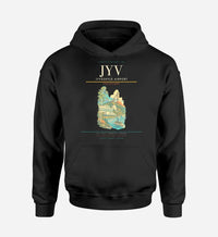 Thumbnail for Jyväskylä Airport (JYV) design on black hoodie single-side print